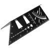 MultiFunctional Aluminum Alloy Angle Ruler Woodworking Measuring Ruler Tool Accessory