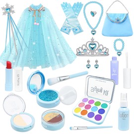 VBACALA Makeup Toy, Makeup Set, For Girls, Colorless, Pretend Play, Princess, Pretend Play, Cloak, Stick, Urban, Accessories, Toy, Pretend Play, Christmas Gift