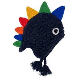 Gifts Treat Gorro de punto para niños y niñas con diseño de dinosaurios, Colnavy blue, 5-6 Años