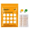 wisedry 50 Gram [6PACKS] Rechargeable Silica Gel Desiccant Packets Fast