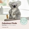 Bearington Sydney Plush Koala Stuffed Animal, 10.5 Inches Gray