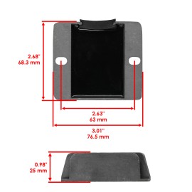 Caltric Regulator Rectifier for Honda Motorcycle XR650L XR 650L 1993-2024  31600-My6-671