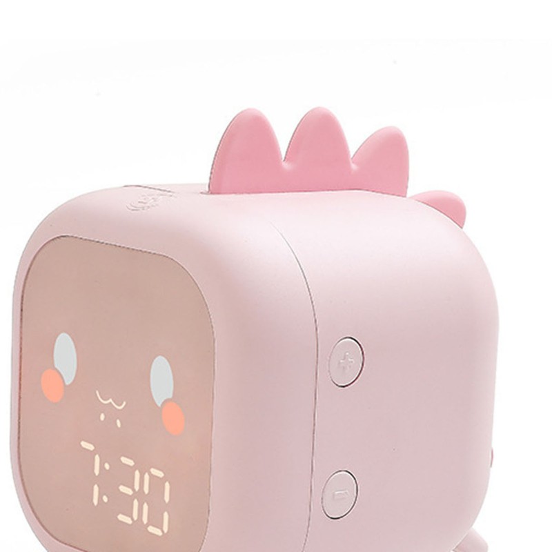 Digital Clock Intelligent Cute Fun Dragon LED Silicone Cartoon Bedside