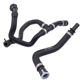 DriveFix Inlet and Outlet HVAC Heater Hose Kit for Ford Escape 2013-2019 for Lincoln MKC 2017-2019 Engine Water Heater Hose