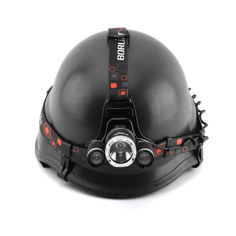Helmet Holder, Fixed Band, For LED Headlights, General Purpose, Camping,