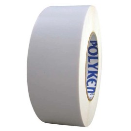 POLYKEN 827 Film Tape,Polyethylene,White,48mm x 55m