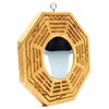 better us Feng Shui Wood Chinese Bagua Mirror 4 Inch