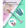 Mermaid Makeup Brushes Set with Bag Citicolor Chubby Fish Foundation
