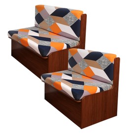 KRFOONN RV Dinette Cushion Covers Stretch Camper Cushions Cover Replacement Couch Cushion Slipcovers Washable Loveseat Slipcovers for Travel Trailer Couch Includes 2 Backrest Cover & 2 Bench Cover, 10