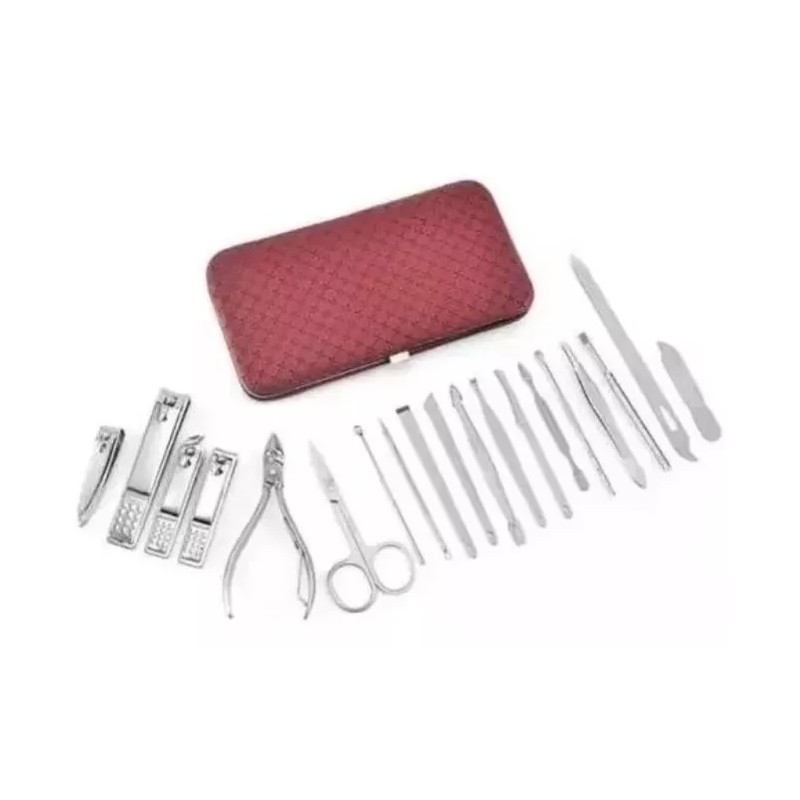Samsara Estuche De Manucure Pedicure Set 24 Piezas Acero Inoxidable