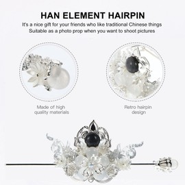 FRCOLOR Chinese Hair Chopsticks Hemfu Headwear Chinese Style Hairpin Hair Accessories