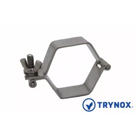 Trynox SMS 2'' Sanitary Hinged Tube Hanger 304 Stainless Steel Trynox