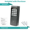 For Linear Replacement Garage Door Opener Wireless Wall Keypad for