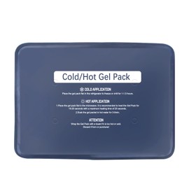 Reusable Cold Compress Ice Packs, 11.8”x 15.75”, for Bruised and Swollen Shoulders, HIPS, Knees, Arms, and Back, Muscle Strains, Beneficial for Migraines, Surgery and Postpartum Recovery, Blue