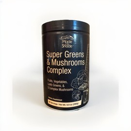MADE IN THE SHADE Super Greens & Mushrooms Complex Powder 9.9 Oz. Exp: 09/27 New
