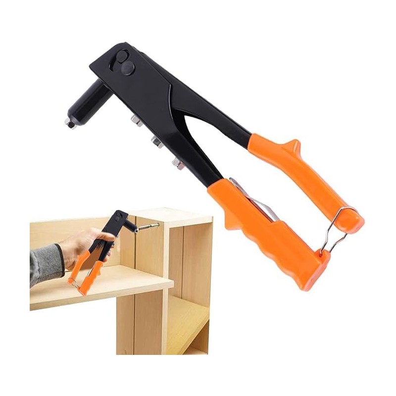 SQUADO 9.5" Professional Hand Riveter Riveter 23.5cm Ergonomic Plastic Handle
