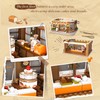 INSOON INSOON City Bakery Cafe House Building Set with Light,