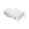 Operitacx Aluminum Alloy Toolbox 14X8X3In Lockable Tool Case with Foam
