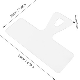 Acrylic Plate Router clamp and Template for Kitchen Woodworking Deli Plate Handle Template Large Angle Curve tracing