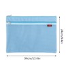 1Pcs A4 Mesh File Zip Bags, Folder Wallets Zipper Pouch