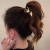 Erimberate Punk Hair Claw Clip Metal Claw Hair Clip Gold