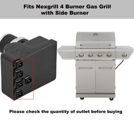 DHL-128-5Q Pulse Igniter 5 Outlet for Nexgrill 5 Burner Grill 720-0830H 720-0925P 720-0783W 720-0830X 720-0783EH 720-0830HR Nexgrill Pulse Igniter Button 07800058a0 Nexgrill Igniter Replacement
