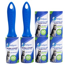 PetLovers Lint Rollers for Pet Hair Extra Sticky 6 Pack - Lint Remover for Clothes