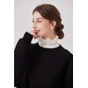 UMIYI Stand Collar, Ruffle Collar, Women's, Layered Style, Faux Color,