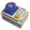 32 Amp 230V 3 Pin Interlock Socket Switched 2P+E Single