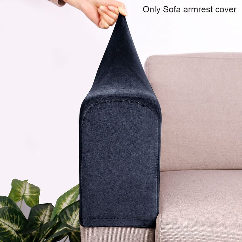 Stretch Couch Arm Covers Set of 2, Elastic Sofa Armrest