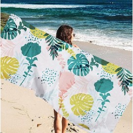 Beach towel, water play towel, large towel, microfiber towel, bath towel Beach towel D type [CE518]