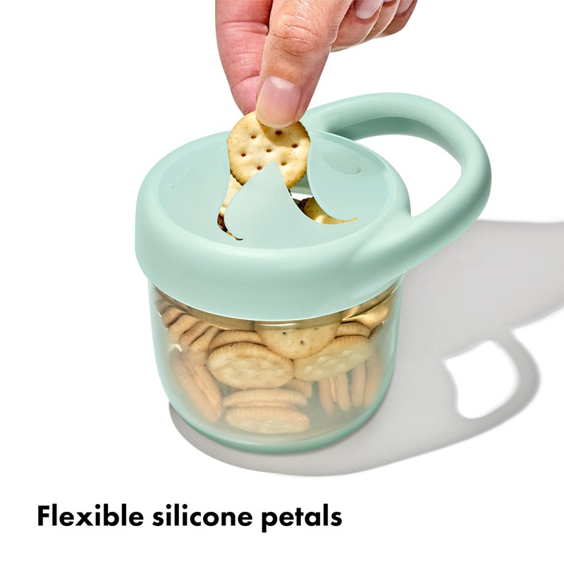 OXO Tot Snack Cup with Lid – 2 Pack, Opal