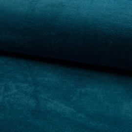 Cuddlesoft Bamboo Wellness Terry Towelling Fabric Material - Petrol, 1Mtr - 150cm x 100cm