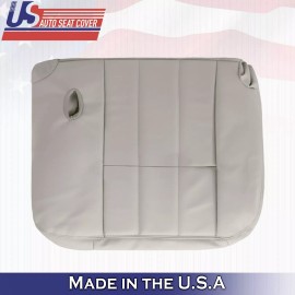 US Auto Seat Cover 2003 to 2011 For Mercury Grand Marquis Driver Bottom Leather Seat Cover Gray