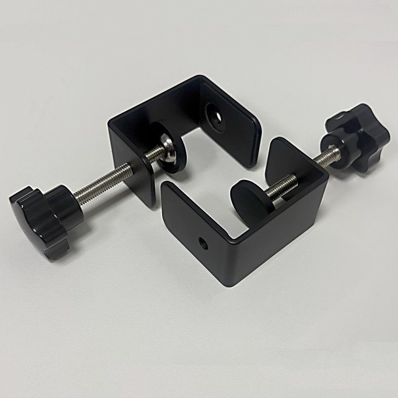 Jhanw 2-Pack Heavy Duty Adjustable C-Clamp with M8(0.31") Screw Hole