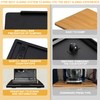 MinBoo Bamboo Appliance Slider,Sliding Tray for Coffee Maker, Kitchen Countertop
