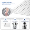 16 Inch Extra Large Square Stainless Steel Shower Head High