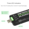 4G DONGLE Module, SIM7600G‑H 4G LTE USB Adapter with Antenna,