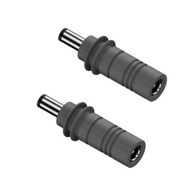 2-Pack 100W PD 5521 DC Male to Female Adapter & 12cm Female to Male Power Converter Cable for Starlink Mini - 5.5mm x 2.1mm Plug Connectors for Charging