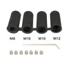 muge racing Gear Shift Knob, PU Leather Metal Automatic Car