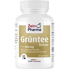 ZeinPharma Green Tea Deluxe 500 mg Capsules, Pack of 60