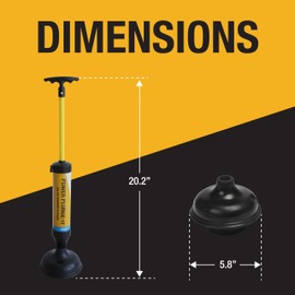 Cobra Products 300 300 PlungIt Air Powered Drain Clearing Tool