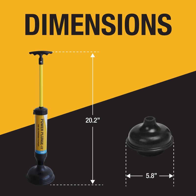 Cobra Products 300 300 PlungIt Air Powered Drain Clearing Tool