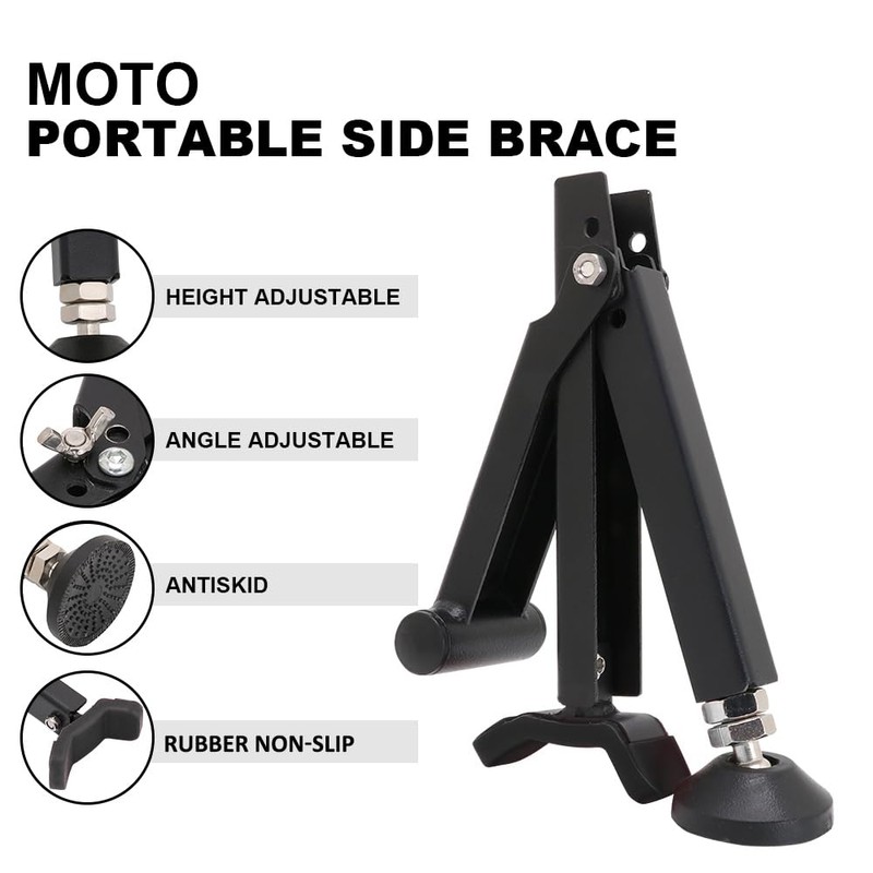 JFG RACING Motorcycle Wheel Lift Stand With Handle, 2.0 Portable