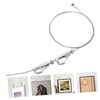 Tofficu Adjustable Aluminium Alloy Picture Hanging Kit Wire Rope Hooks