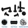 #8-32 x 1-3/4" Truss Head Machine Screws, Full Thread, 304