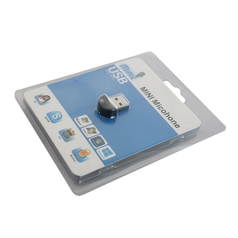 Mini USB Microphone for Computer Laptop Desktop Driver Free Black