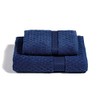 Caleffi Mermaid Guest Towel, Cotton, Dark Blue, Standard, 2