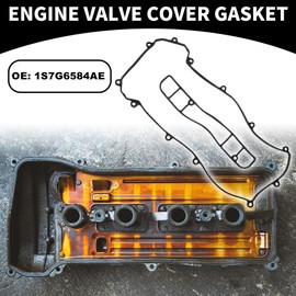 Partuto Valve Cover Gasket No. 1S7G6584AE - for Ford Mondeo 2000-2007 Rubber Black - Pack of 1