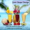 Cocktail Accessories for Drinks,100 pcs Cocktail Decorations Party Pack with